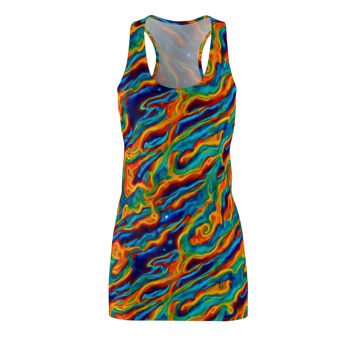 Carnival Current on Racerback Dress — Front