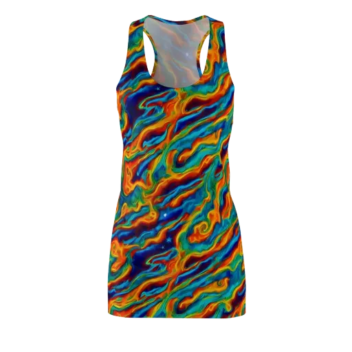 Carnival Current on a Racerback Dress