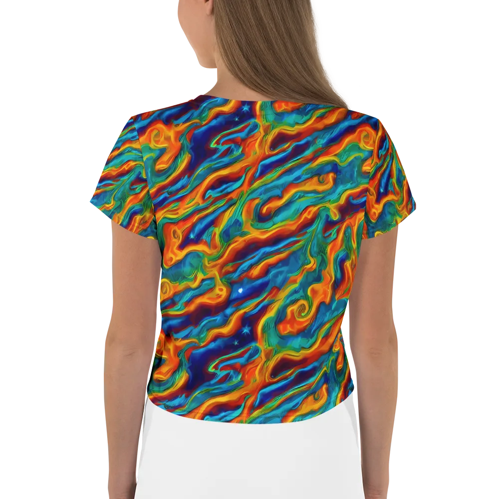 Carnival Current on Crop Tee — Back