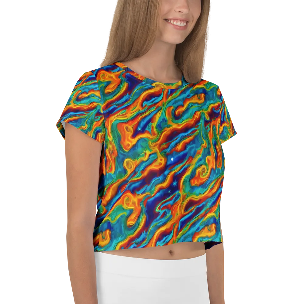 Carnival Current on Crop Tee — Right