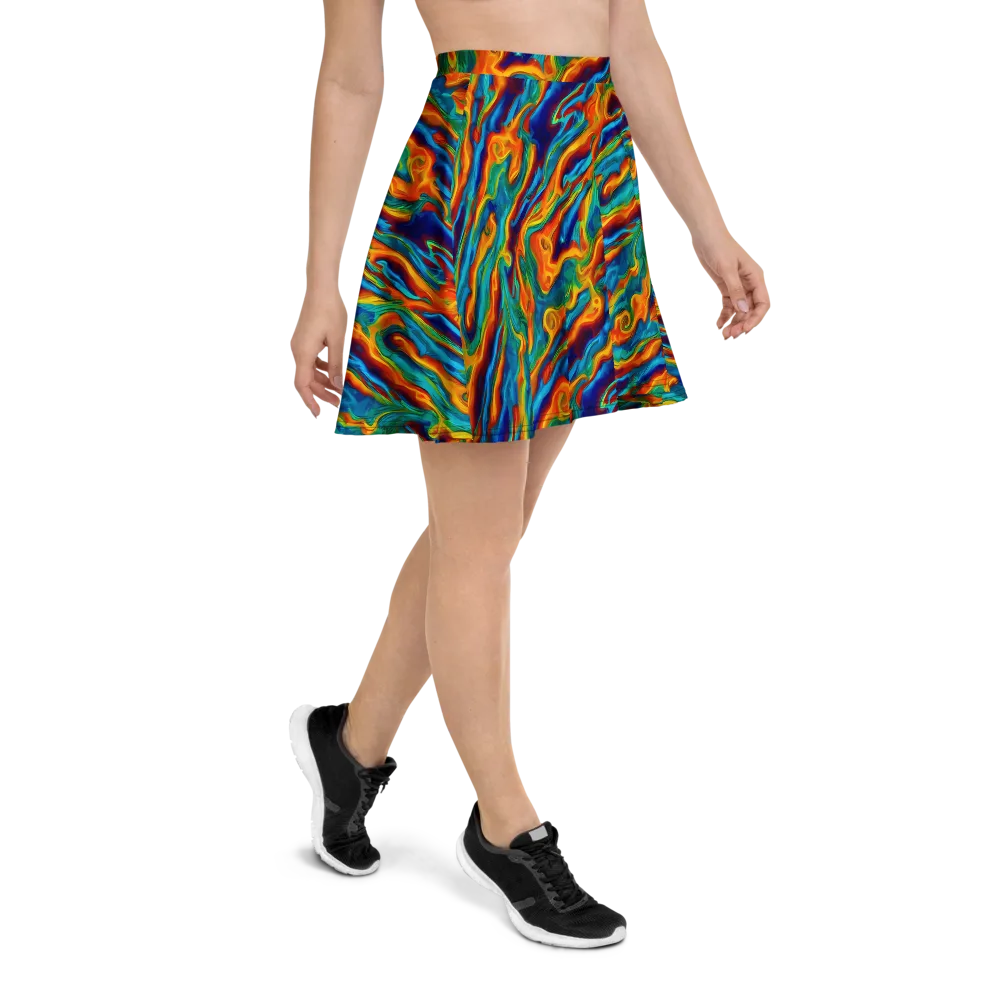 Carnival Current on Skater Skirt — Right