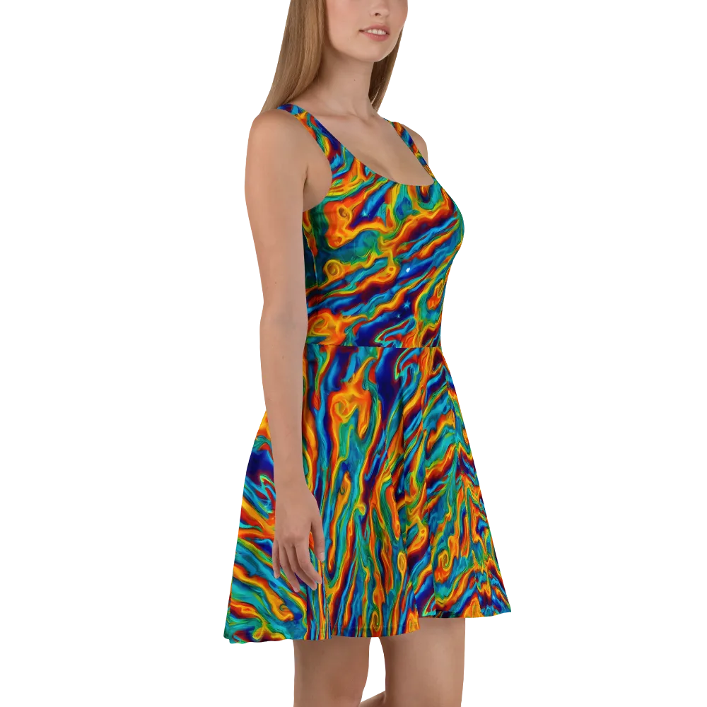 Carnival Current on Skater Dress — Right