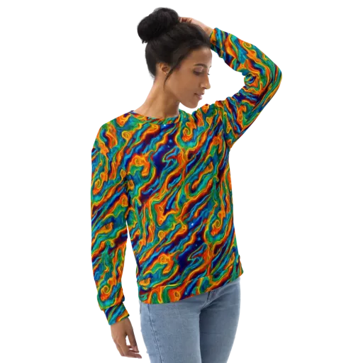 Carnival Current on a Sweatshirt