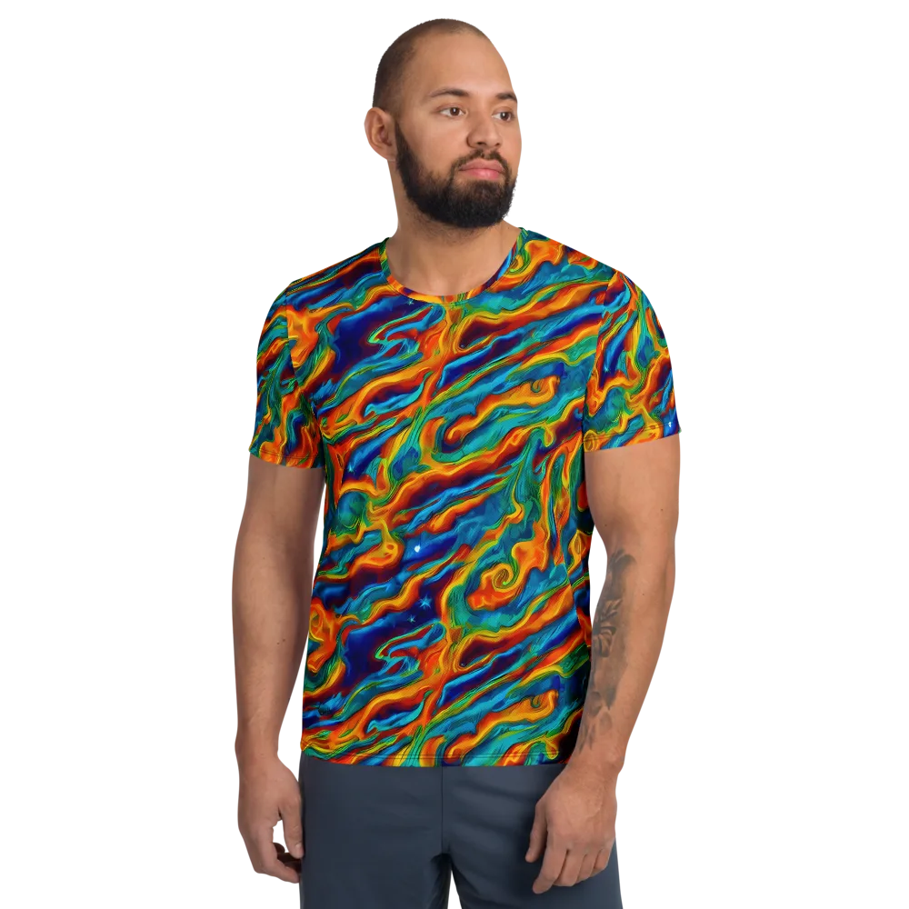 Carnival Current on Men's Athletic T-Shirt — Front
