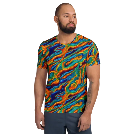 Carnival Current on a Men's Athletic T-Shirt