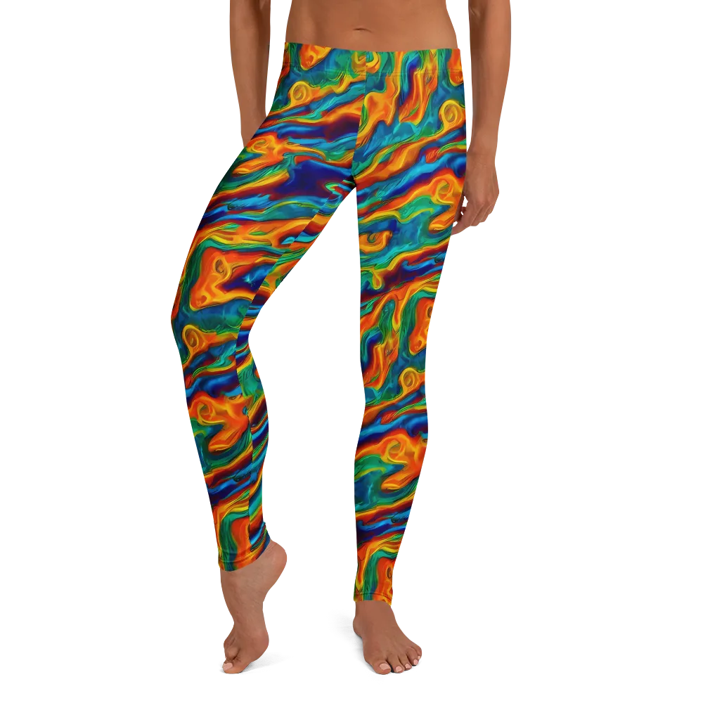 Carnival Current on Leggings — Front