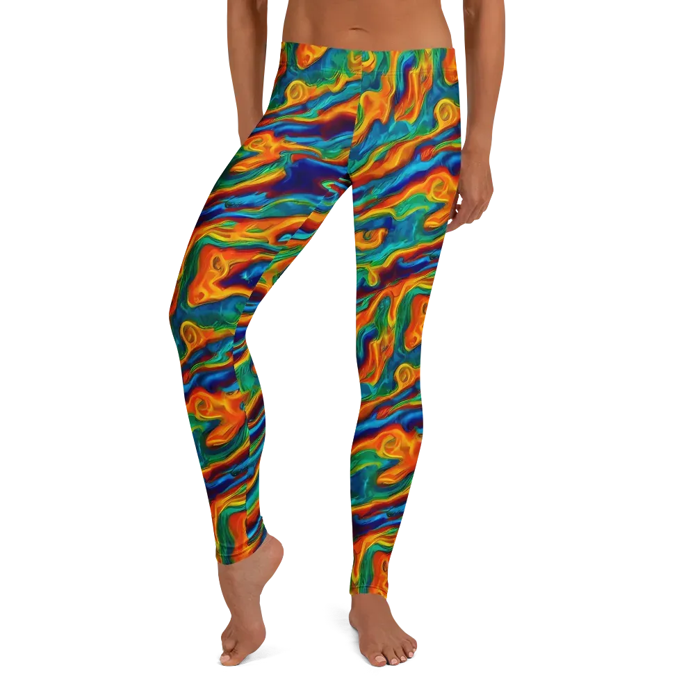Carnival Current on Leggings — Front