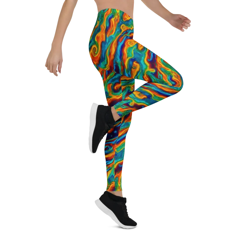 Carnival Current on Leggings — Right