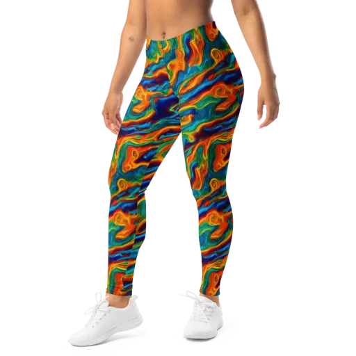 Carnival Current on a Leggings