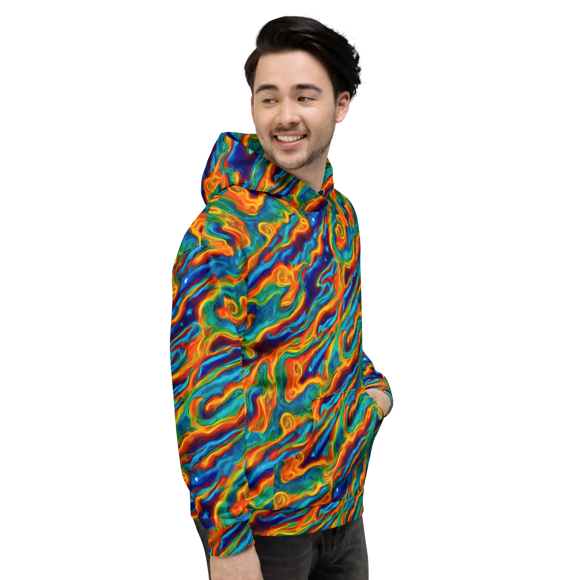 Carnival Current on Hoodie — Right