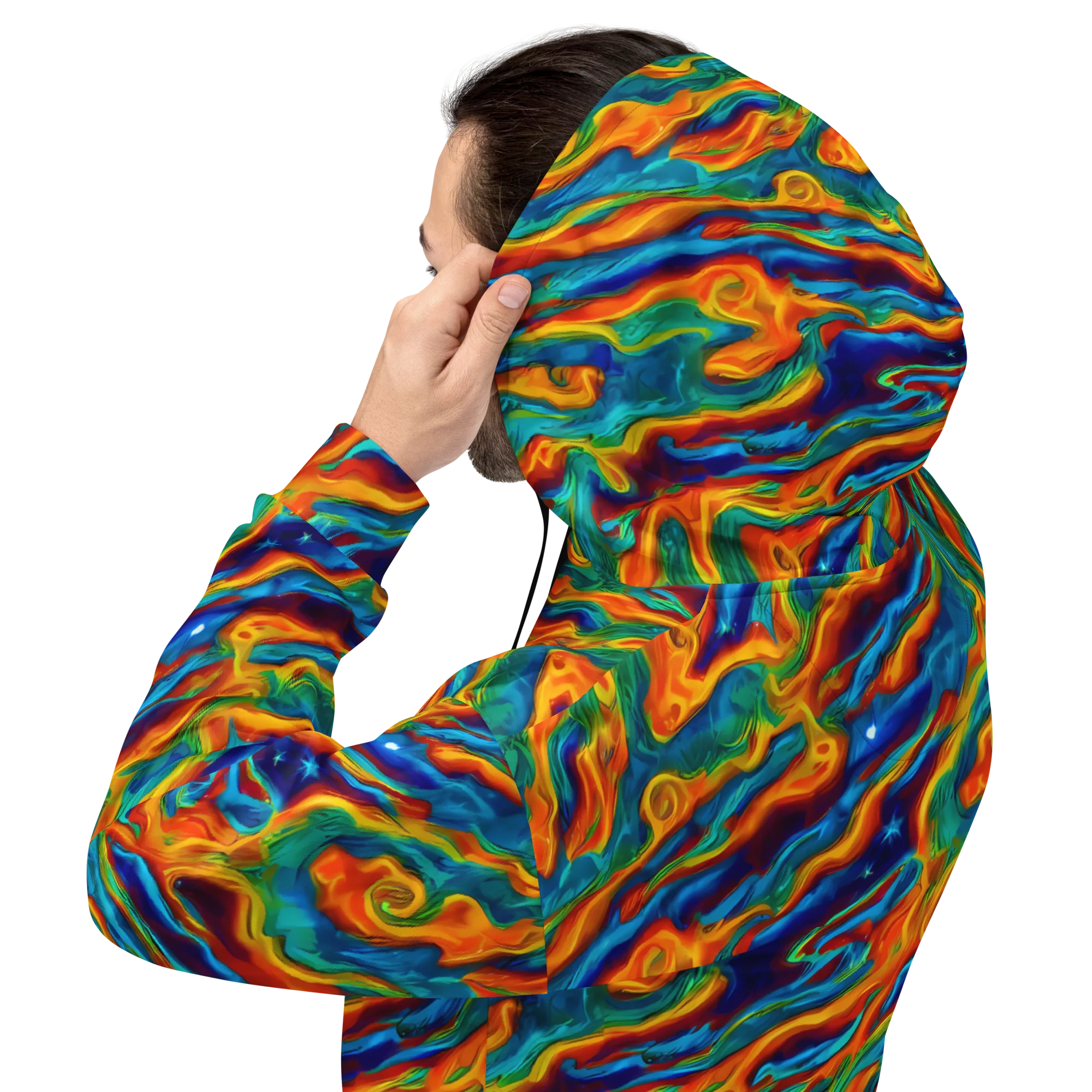 Carnival Current on Hoodie — Back