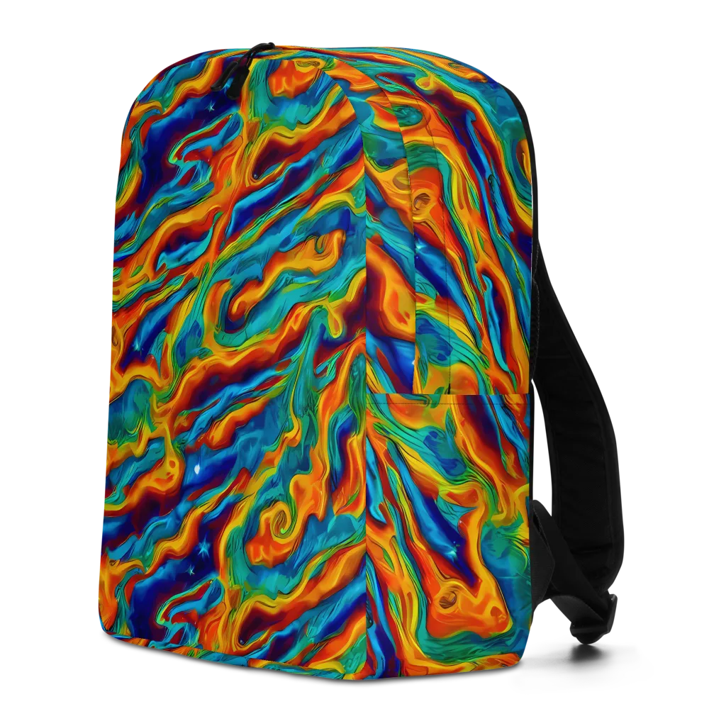 Carnival Current on Minimalist Backpack — Left