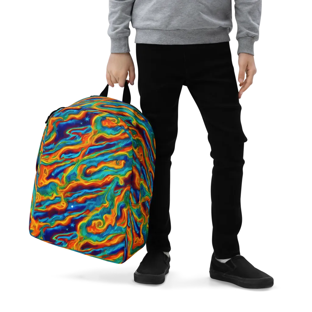 Carnival Current on Minimalist Backpack — Zoomed-in
