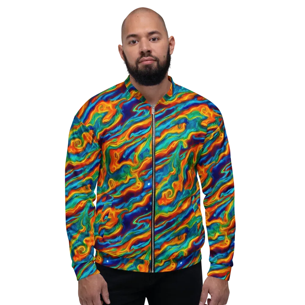 Carnival Current on Bomber Jacket — Front