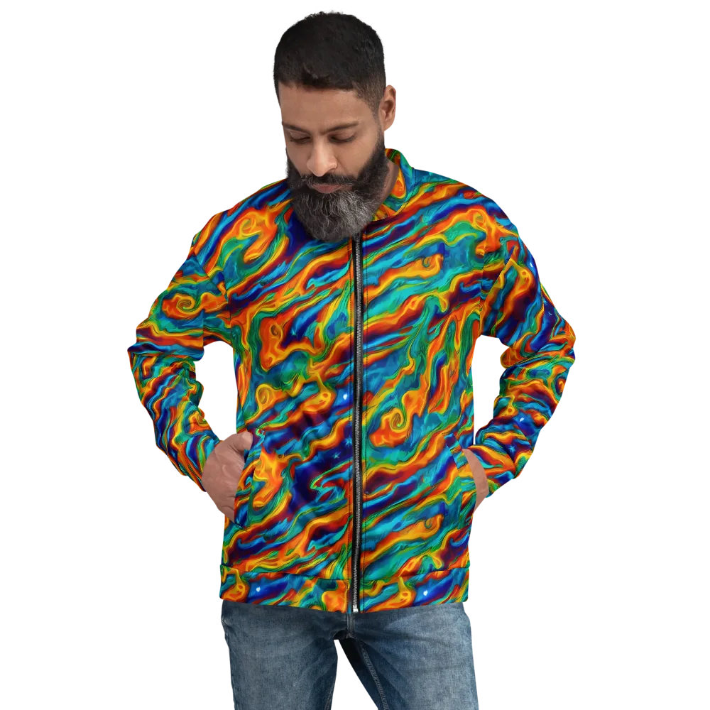 Carnival Current on Bomber Jacket — Front