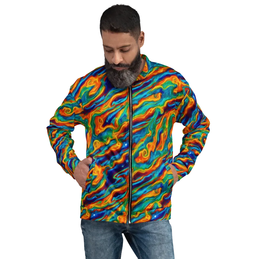 Carnival Current on Bomber Jacket — Front