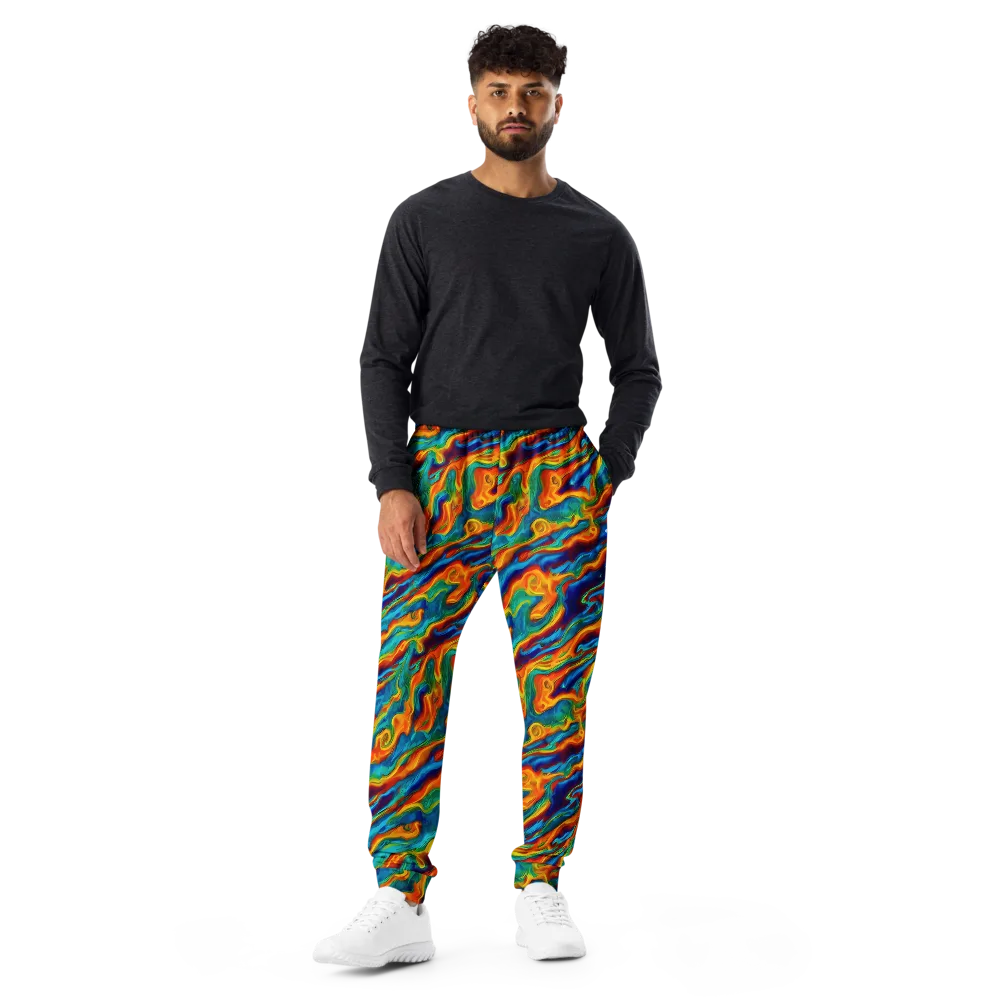 Carnival Current on Men's Joggers — Front