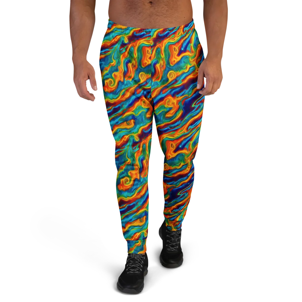 Carnival Current on Men's Joggers — Front