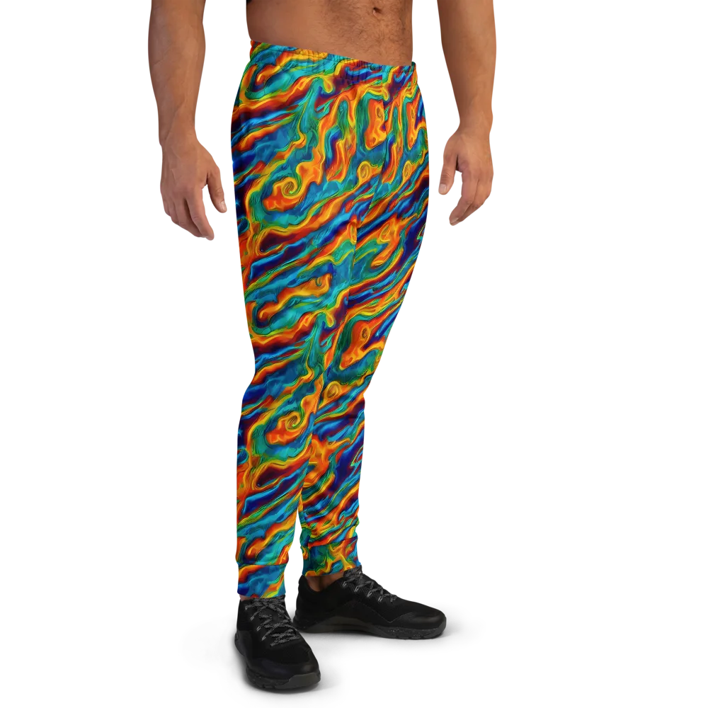 Carnival Current on Men's Joggers — Right