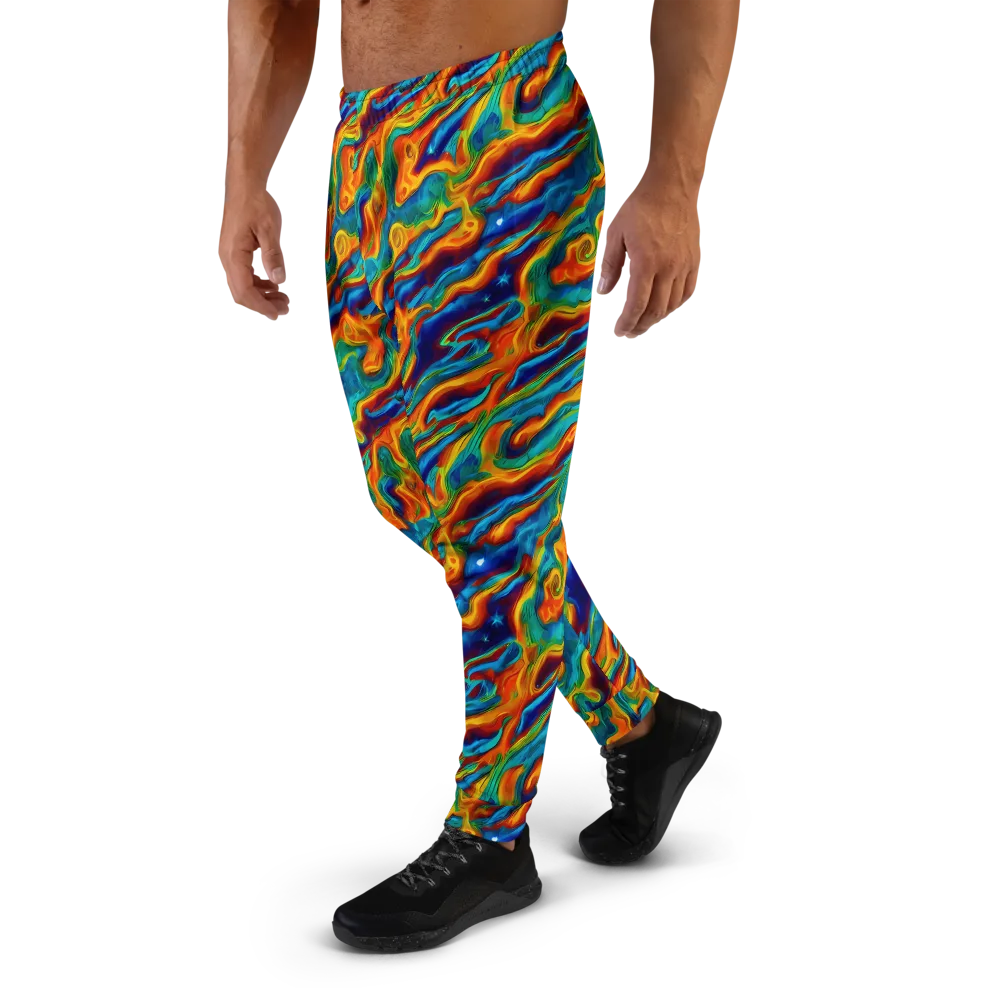 Carnival Current on Men's Joggers — Left