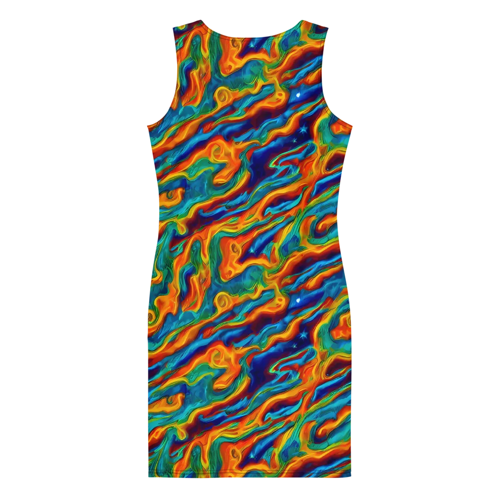Carnival Current on Bodycon Dress — Back