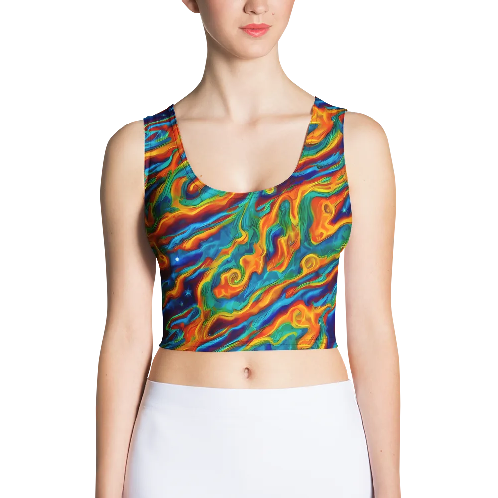 Carnival Current on Crop Top — Front