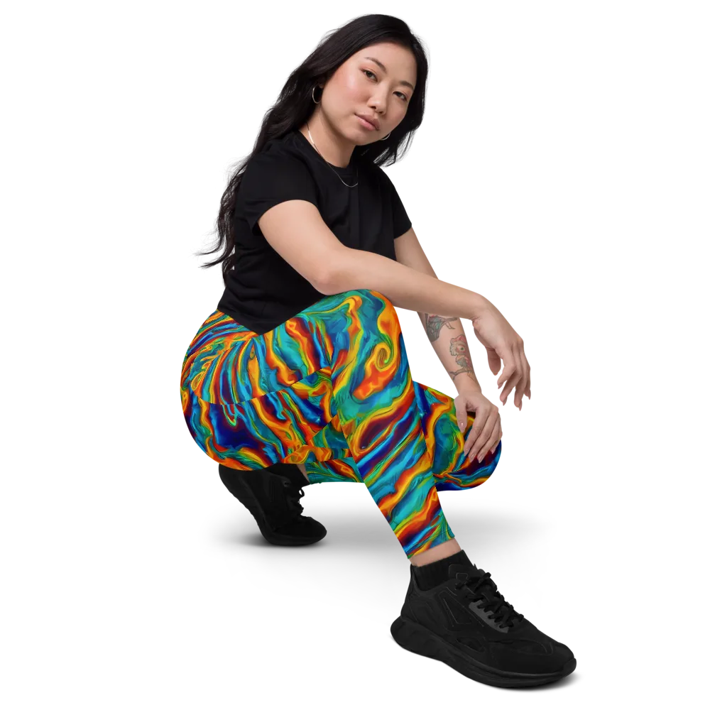 Carnival Current on Leggings with Pockets — Right Front