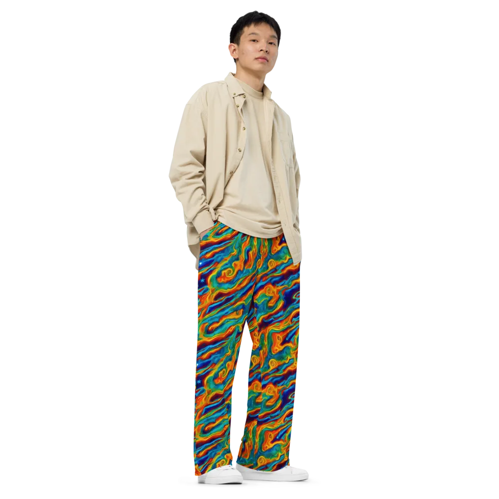 Carnival Current on Wide-Leg Pants — Right Front