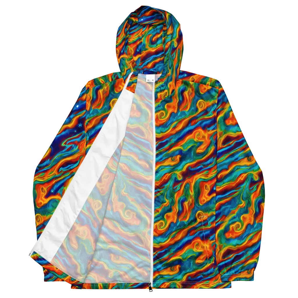 Carnival Current on Men's Windbreaker — Front
