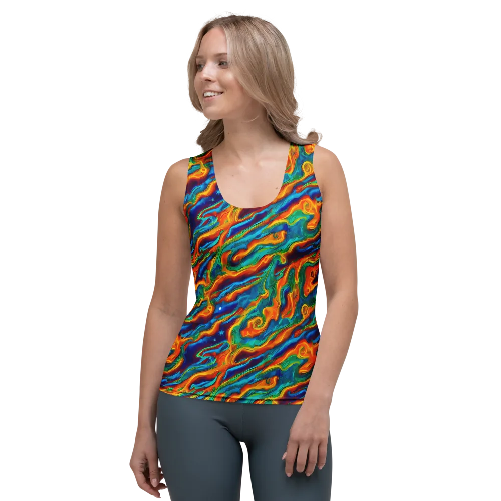 Carnival Current on Women's Tank Top — Front