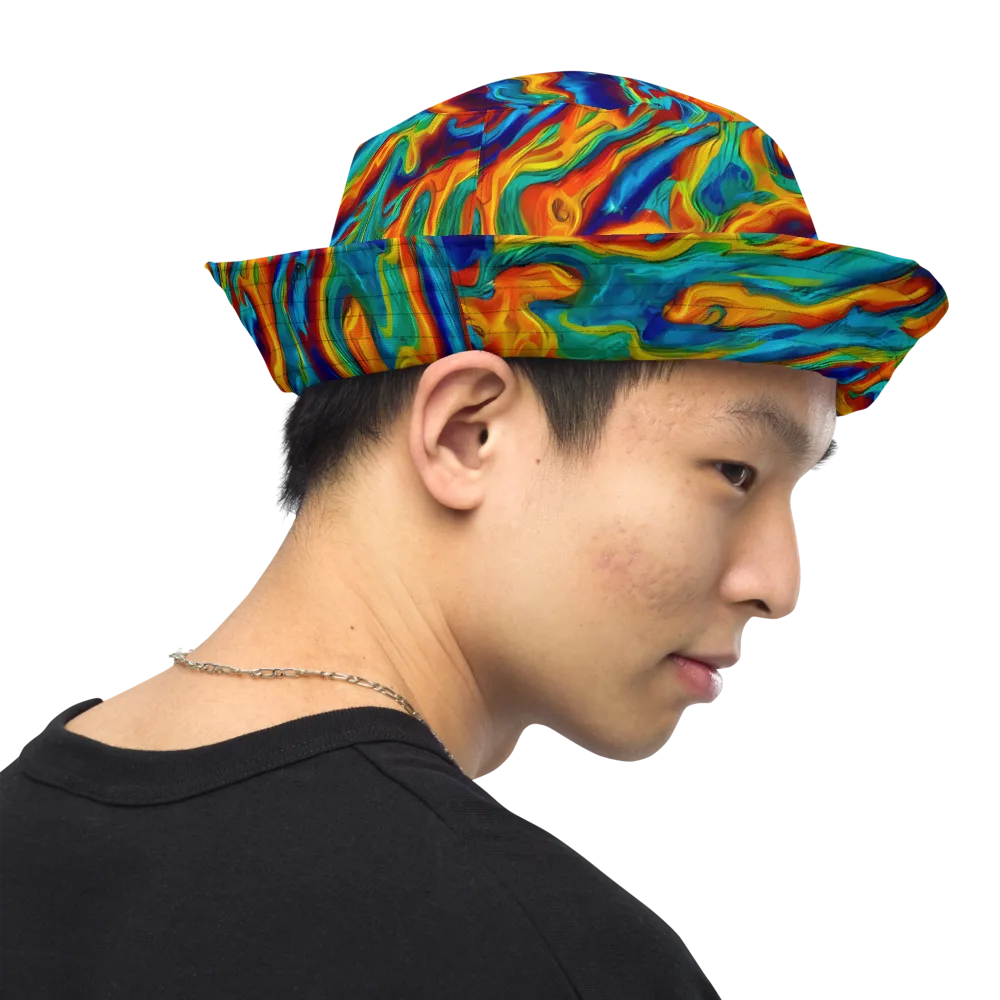 Carnival Current on Reversible Bucket Hat — Right Outside