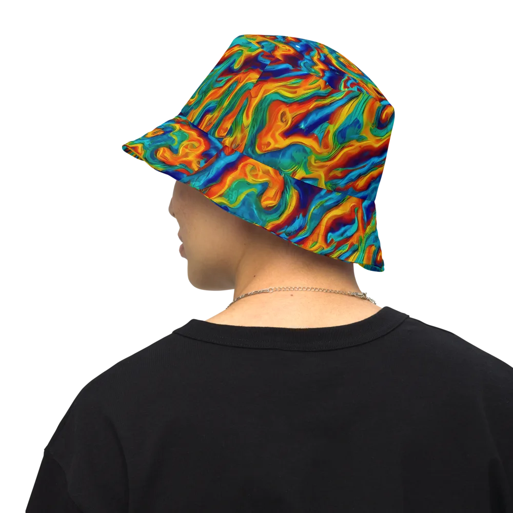 Carnival Current on Reversible Bucket Hat — Back Inside