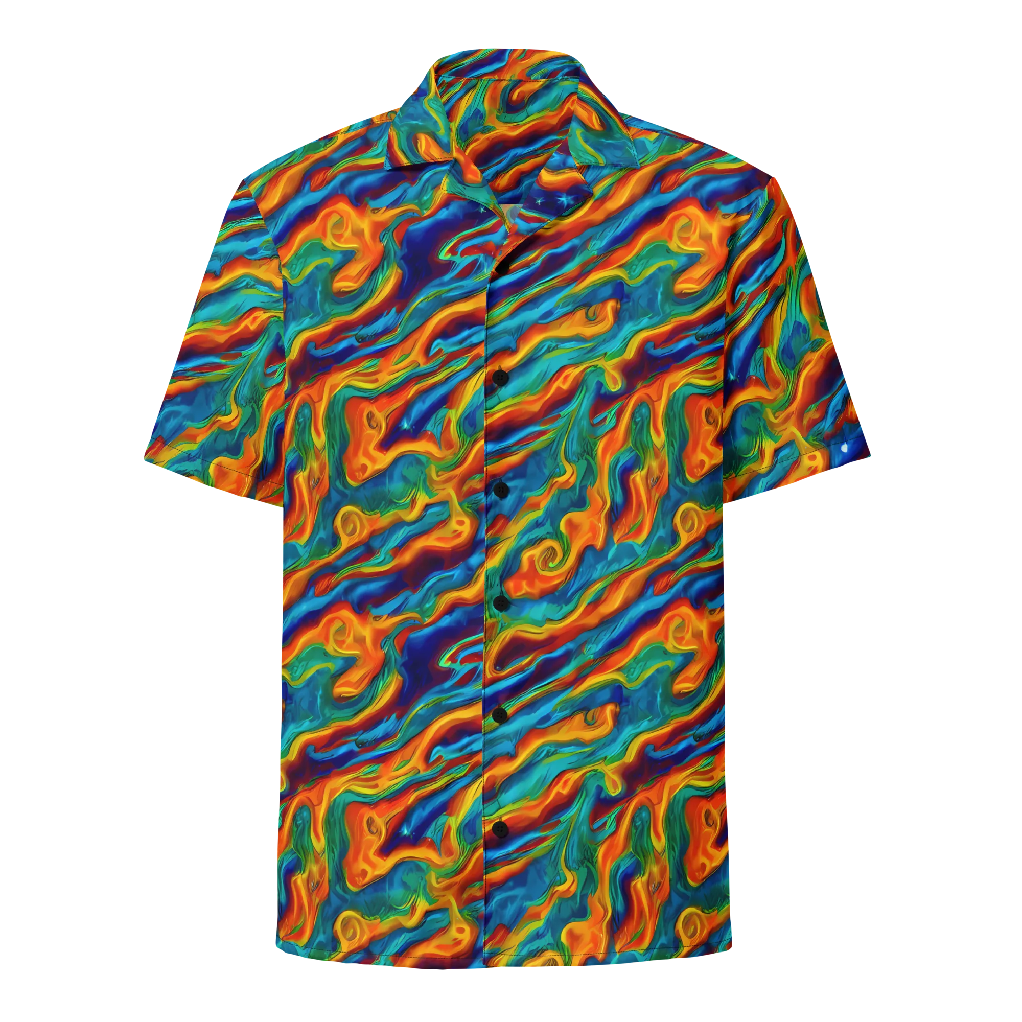 Carnival Current on Button Shirt — Front