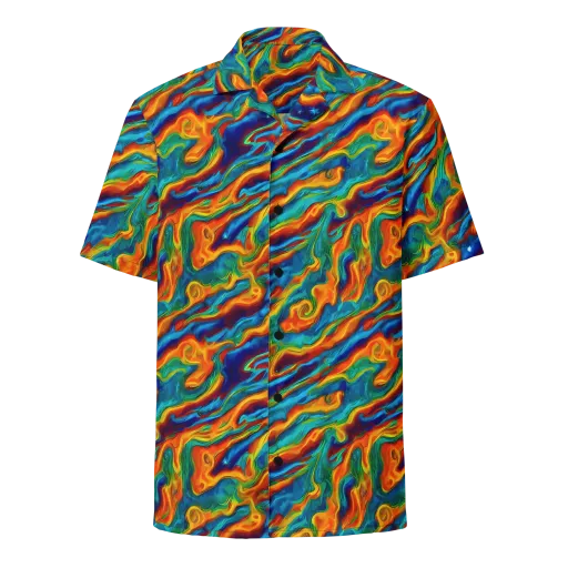 Carnival Current on a Button Shirt
