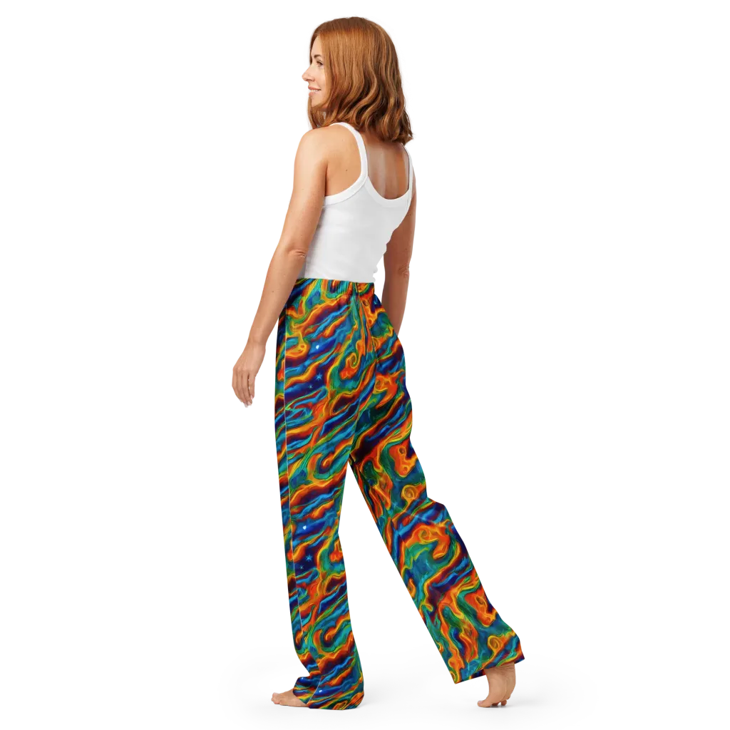 Carnival Current on Women's Pajama Pants — Back
