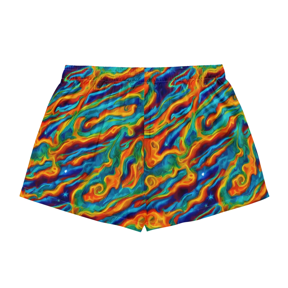 Carnival Current on Women's Pajama Shorts — Back