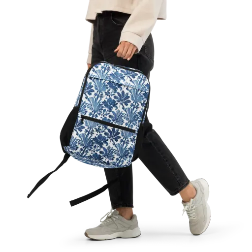 Cobalt Garden on a Utility Backpack