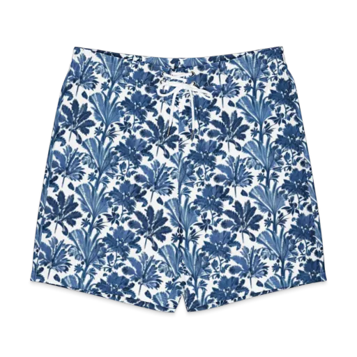 Cobalt Garden on a Men's Board Shorts