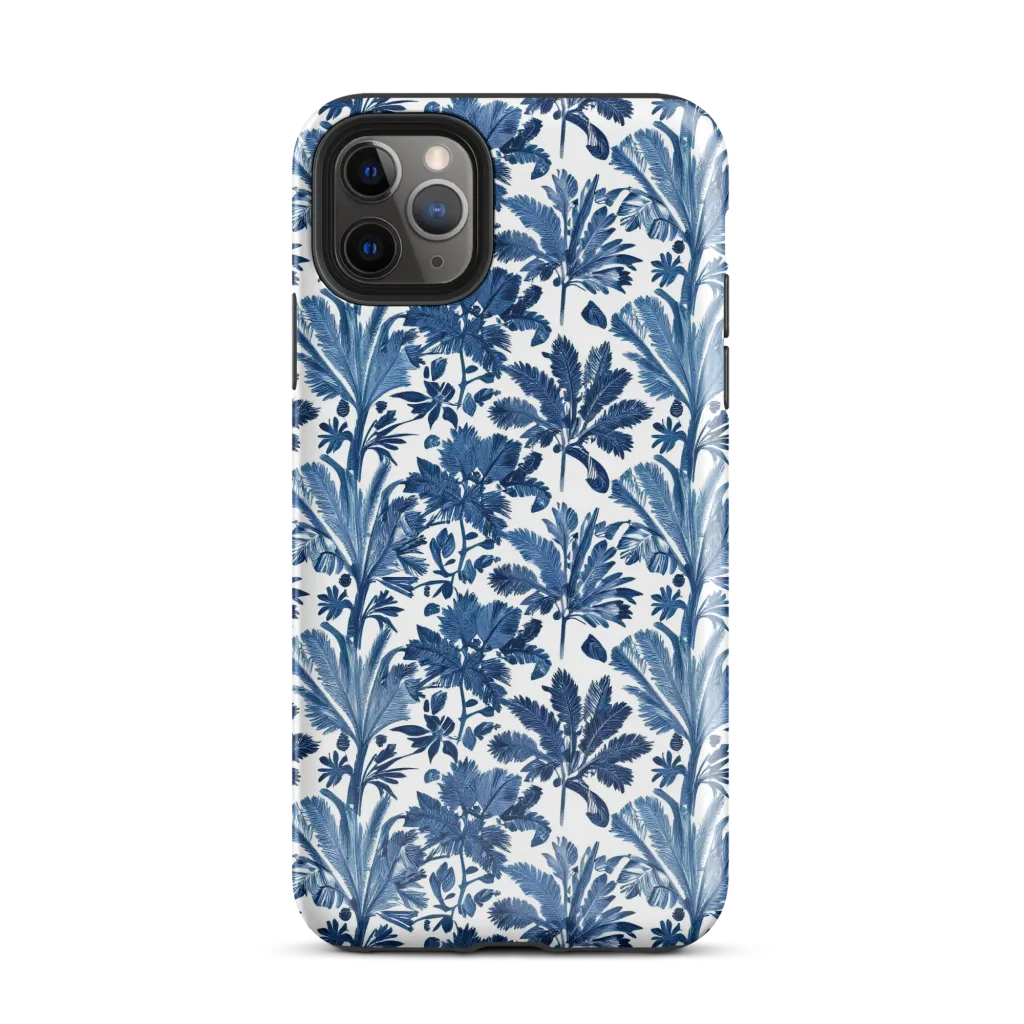Cobalt Garden on Tough Case for iPhone® — Front