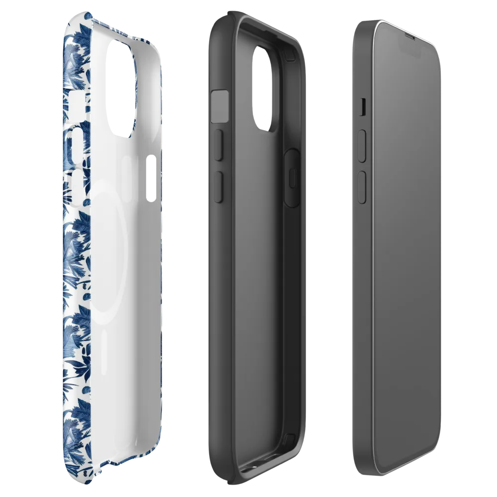 Cobalt Garden on MagSafe Tough Case for iPhone® — Front