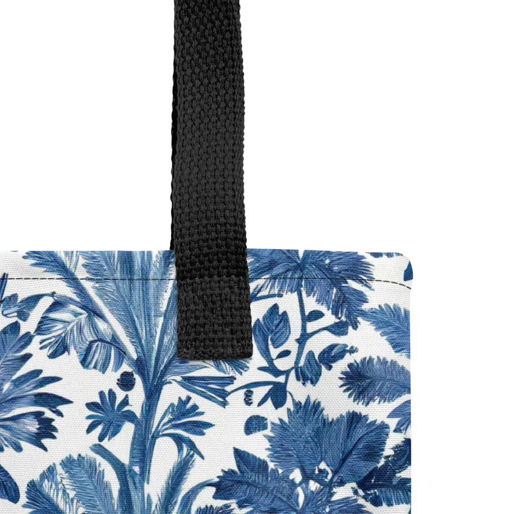 Cobalt Garden on Tote Bag — Product details