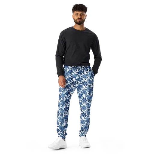 Cobalt Garden on a Men's Joggers