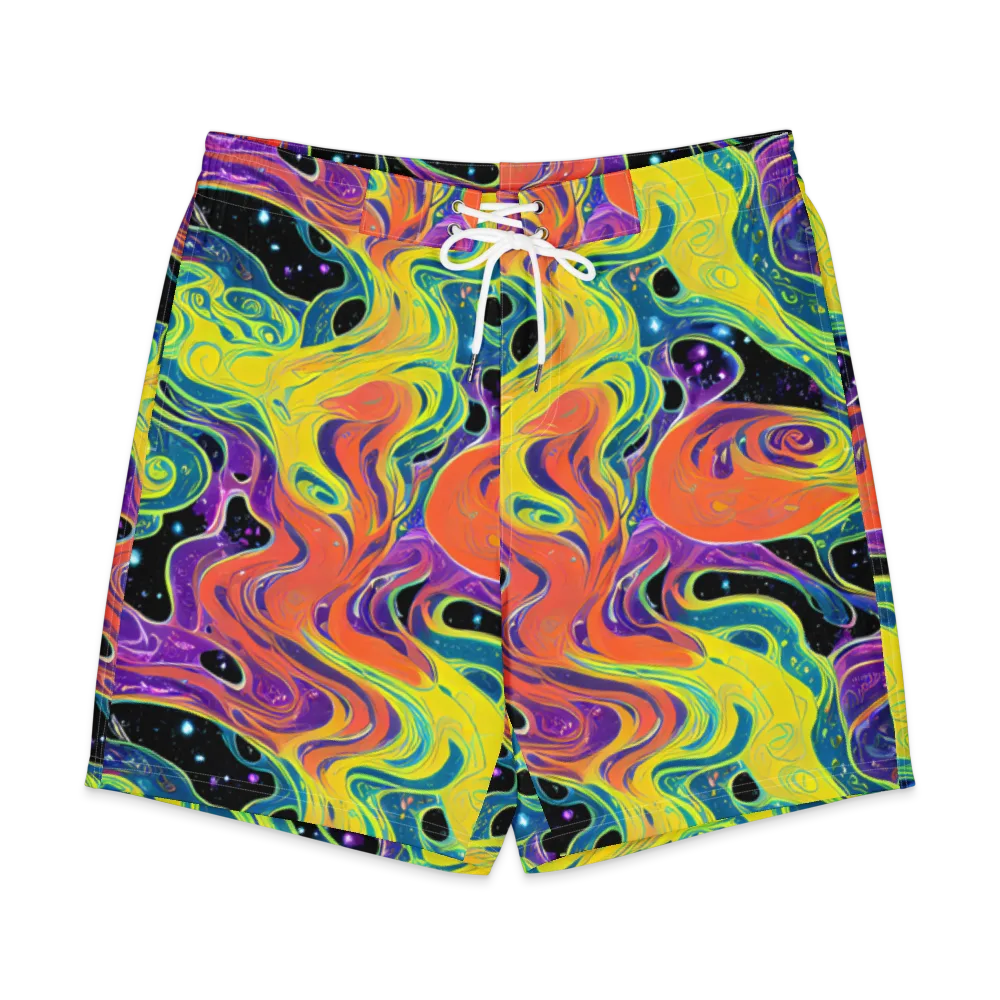 Nebula Nectar on Men's Board Shorts — Front