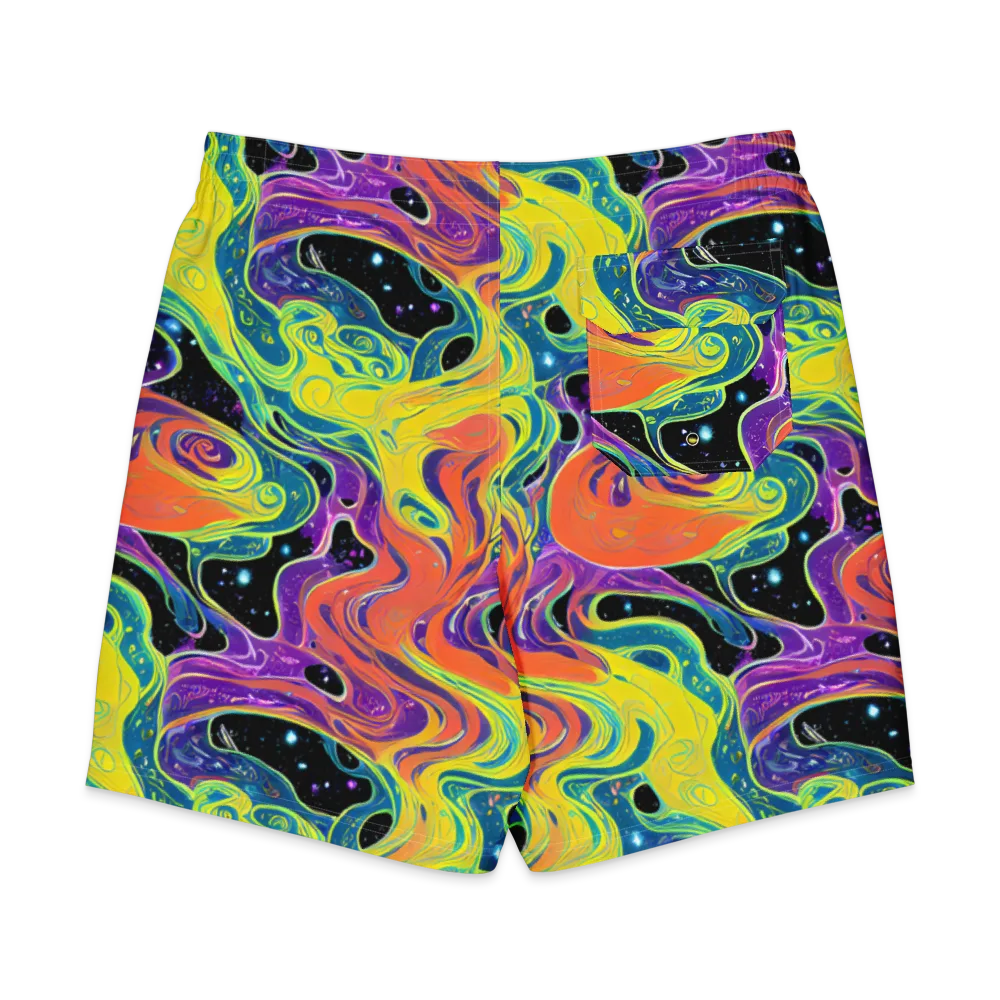 Nebula Nectar on Men's Board Shorts — Back