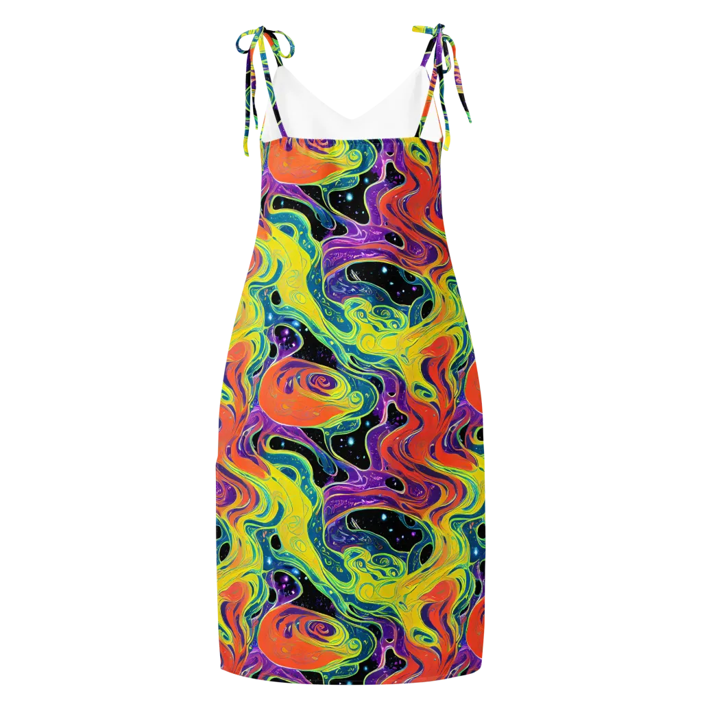 Nebula Nectar on Slip Dress — Back