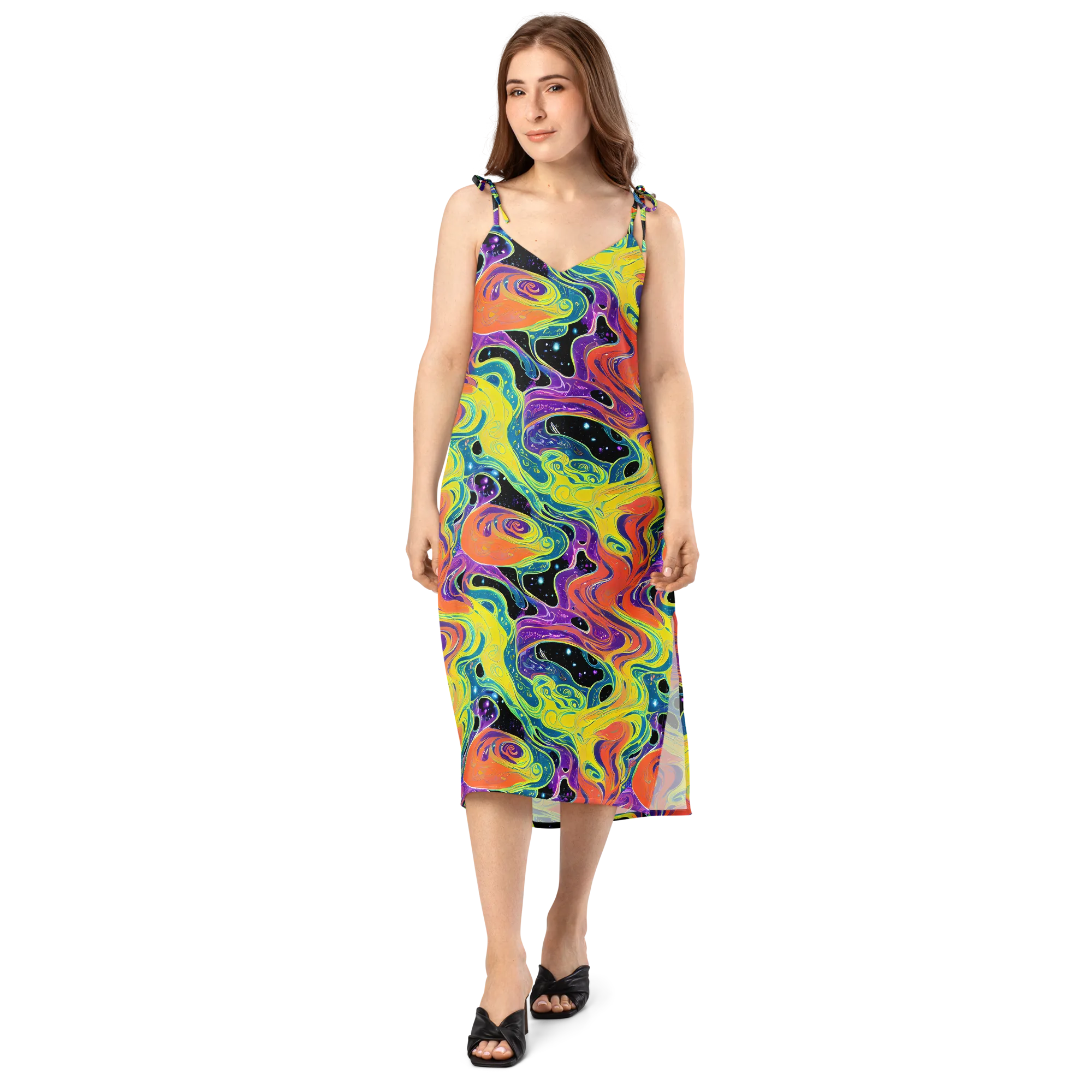 Nebula Nectar on Slip Dress — Front