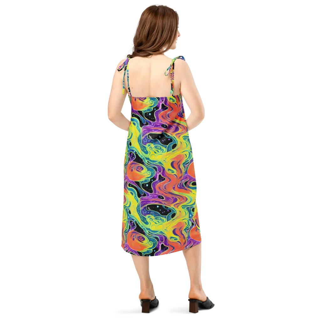 Nebula Nectar on Slip Dress — Back