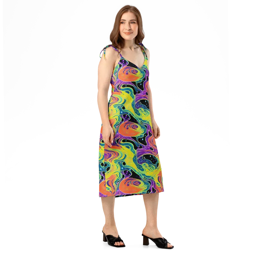 Nebula Nectar on Slip Dress — Right Front