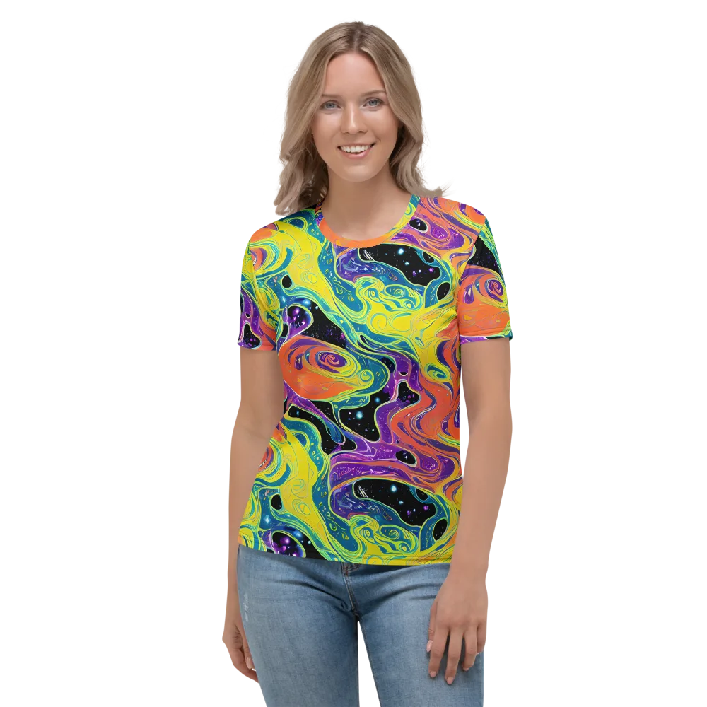 Nebula Nectar on Women's Crew Neck T-Shirt — Front