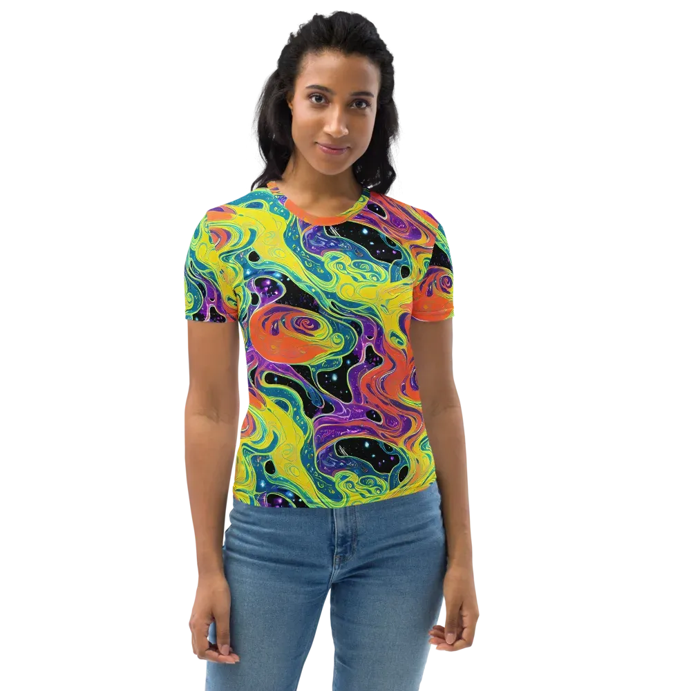 Nebula Nectar on Women's Crew Neck T-Shirt — Front
